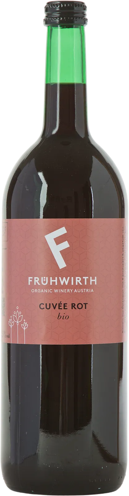 Flasche Cuvée rot bio (Hauswein) vom Bio-Weingut Frühwirth
