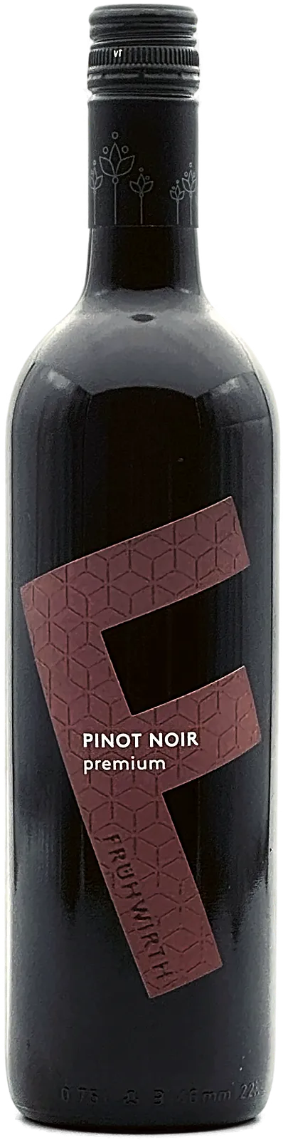 Flasche Pinot noir reserve 2021 vom Bio-Weingut Frühwirth