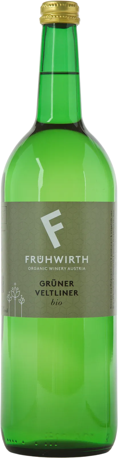Flasche Grüner Veltliner bio (Hauswein) vom Bio-Weingut Frühwirth