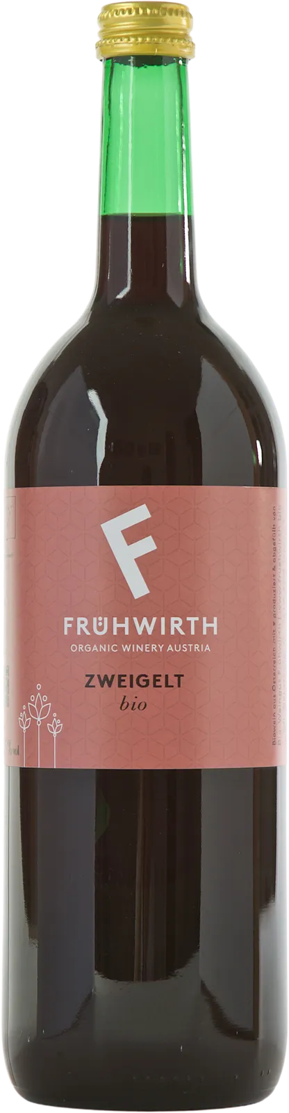 Flasche Zweigelt bio (Hauswein) vom Bio-Weingut Frühwirth